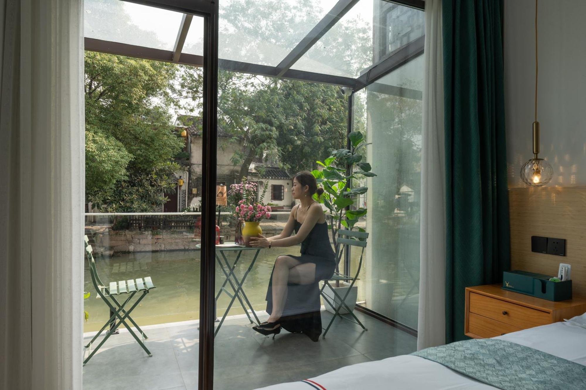 Tongli Slowlife River View Inn سوجو المظهر الخارجي الصورة