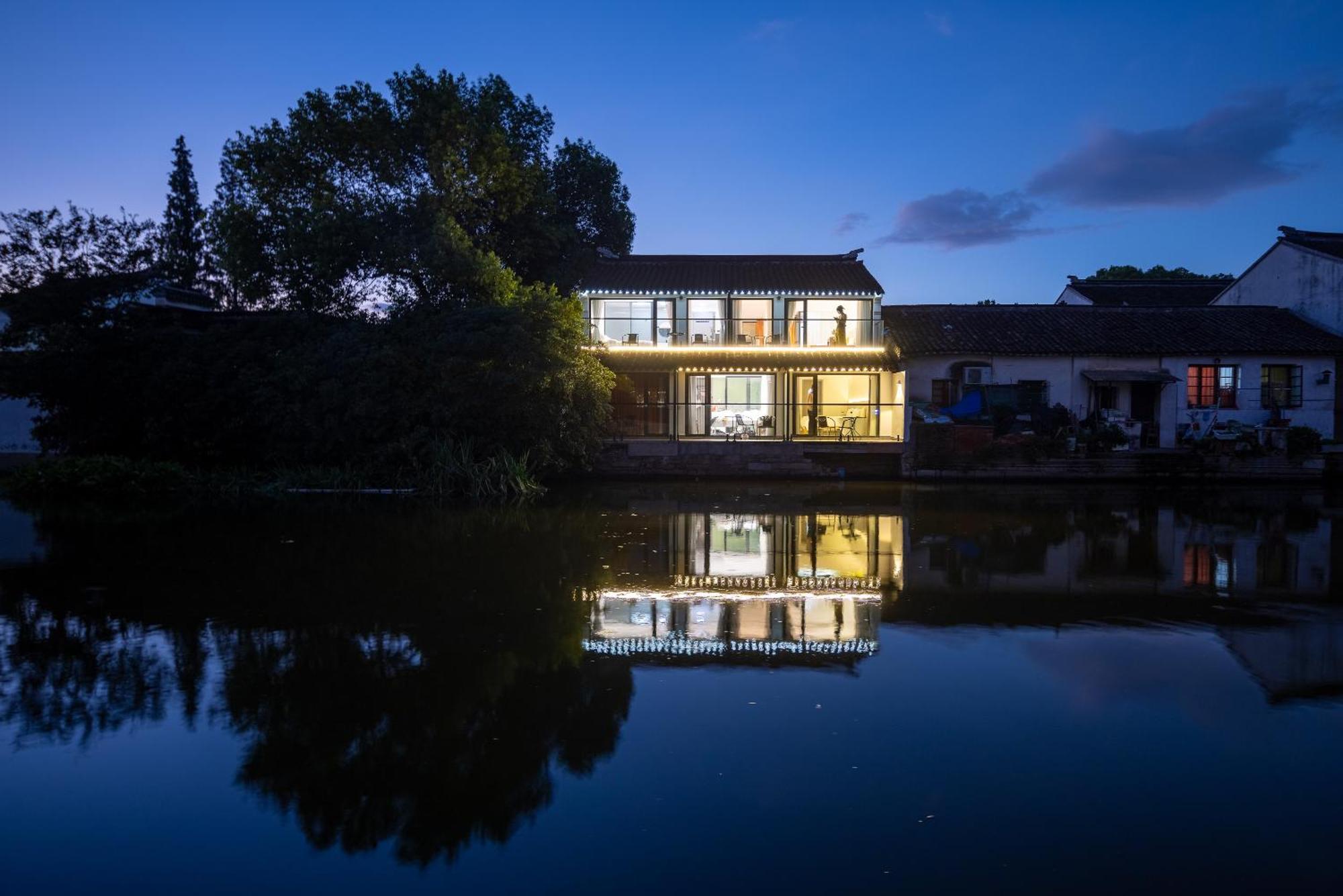 Tongli Slowlife River View Inn سوجو المظهر الخارجي الصورة